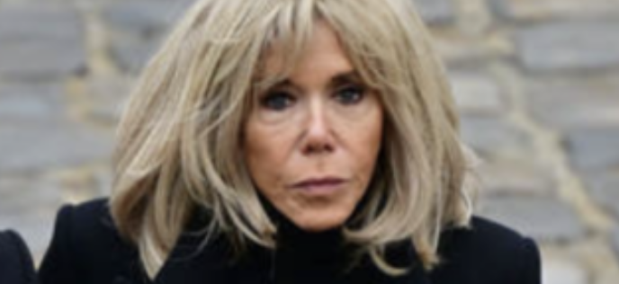 Macron Falsely Claims His Elderly Wife is Not a Tranny